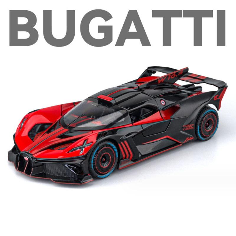 

Новый 1:24 Модель спортивного автомобиля из сплава Bugatti Bolide, литые металлические игрушечные транспортные средства, модель автомобиля высокой симуляции, коллекция, детская игрушка, подарок красный
