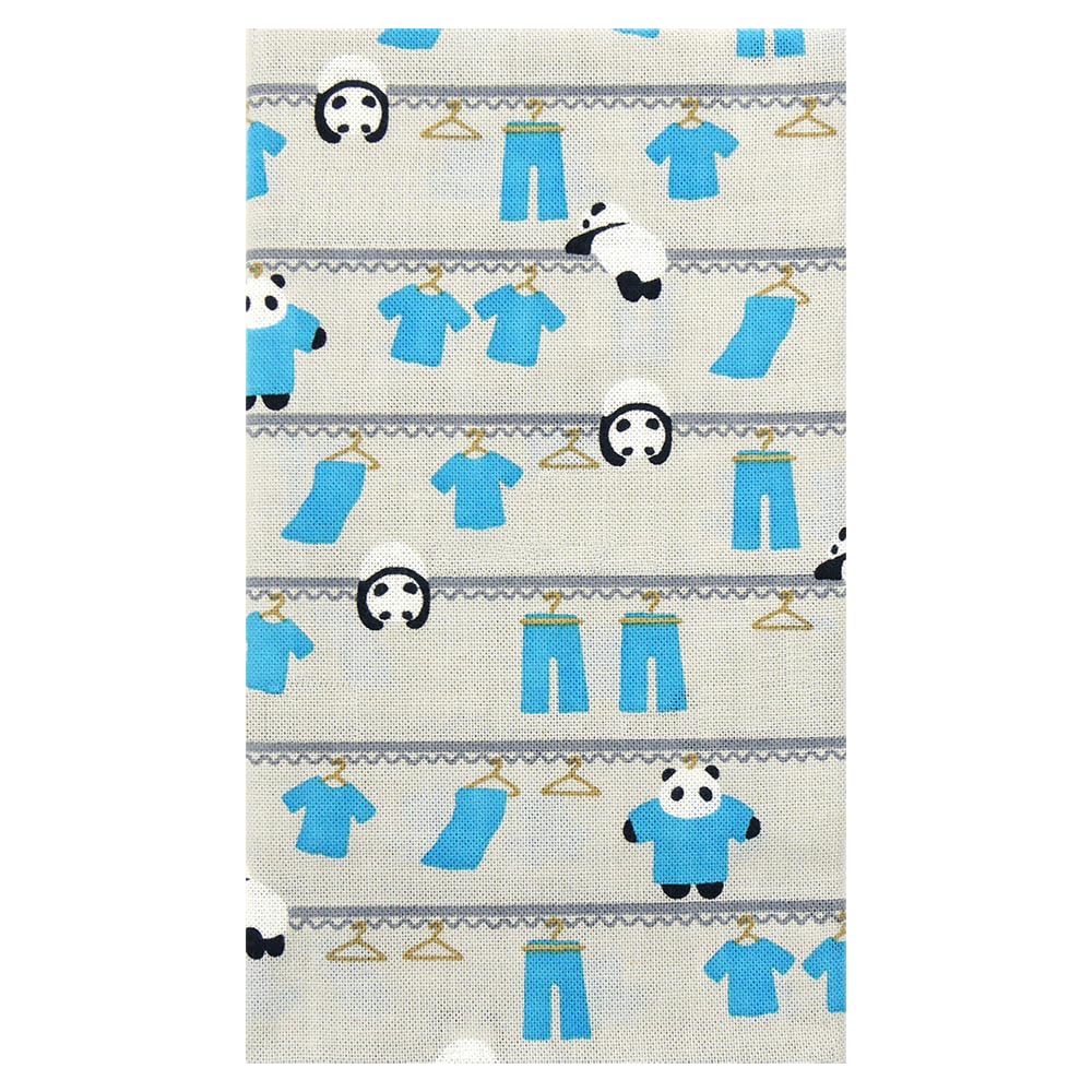 

Hamamonyo Tenugui hand Laundry Panda (Japanese towel) - серый