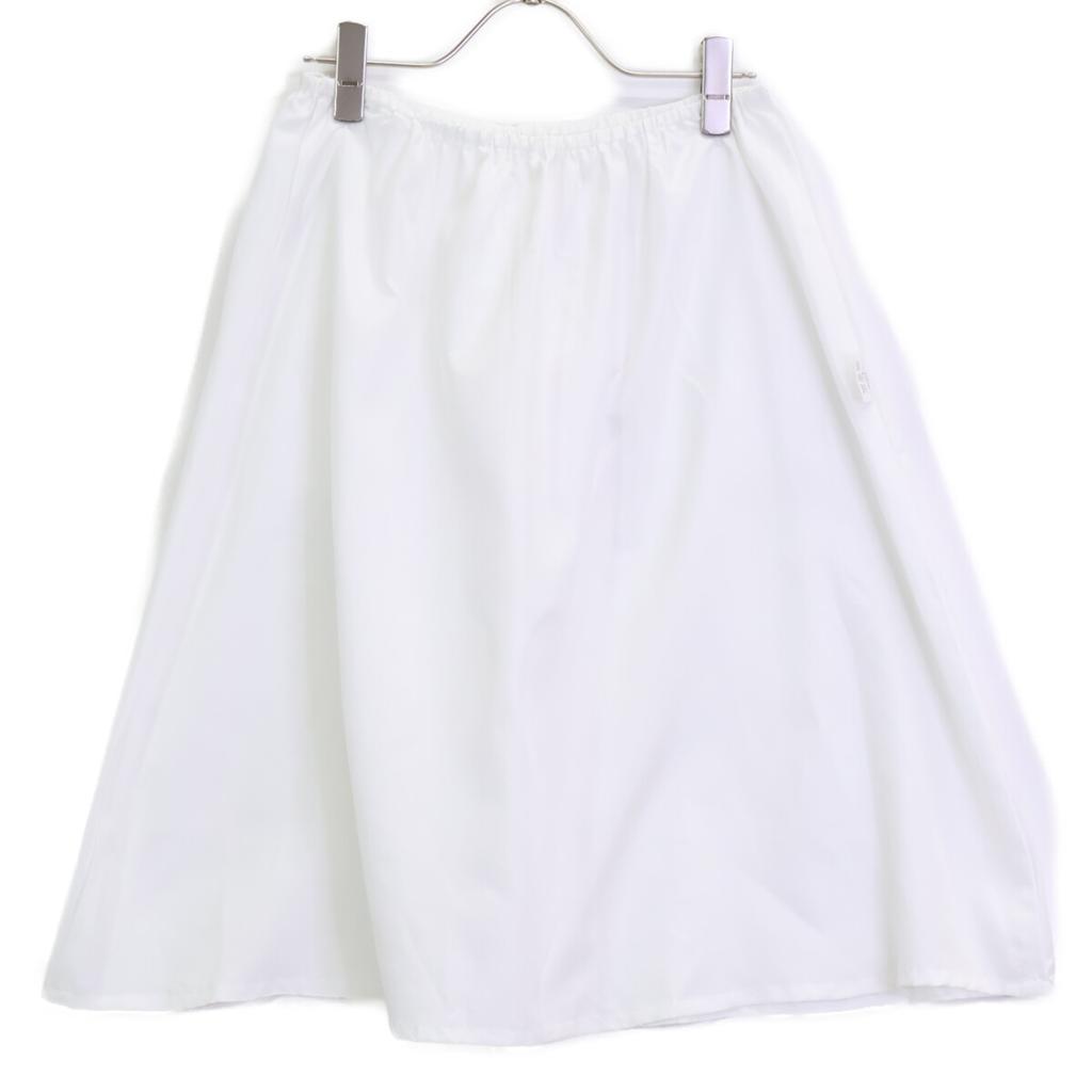 Cygne White Tiered Skirt with Petticoat Skirt 1 whiteUsed