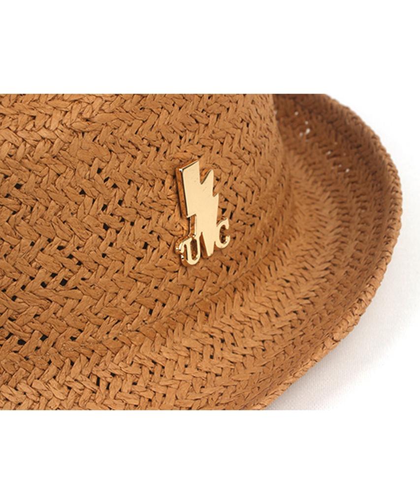Yunibeosyeolkemiseuteuli Bu Swing Simple Brown Fedora Summer Hat