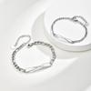 Simple And Fashionable Women'S Stainless Steel Grinding Mobius Bracelet Versatile, Jewelry Br-2557
