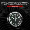 Car Clock Luminous Automobiles Internal Stick-On Mini Digital Watch Mechanics Quartz Clocks Auto Ornament Car Auto Accessories