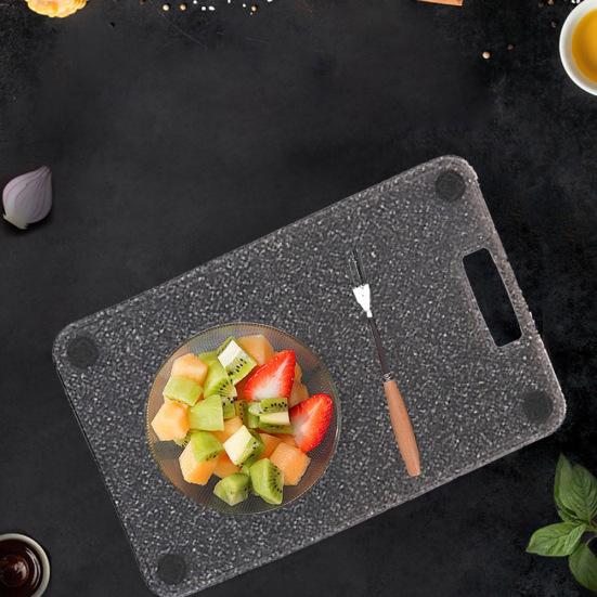 Imitation Marble Cutting Board Fruit Vegetable Kitchen Chopping Non-Slip Block