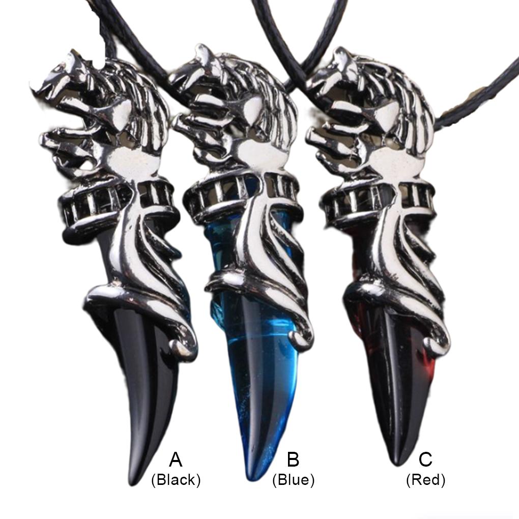 Wolfszahn Halskette Geschenke Einzigartige Halsdekoration Herren Geschenk Zubehör Schmuck Aufhängung Mode Stilvolles Ornament Anhänger