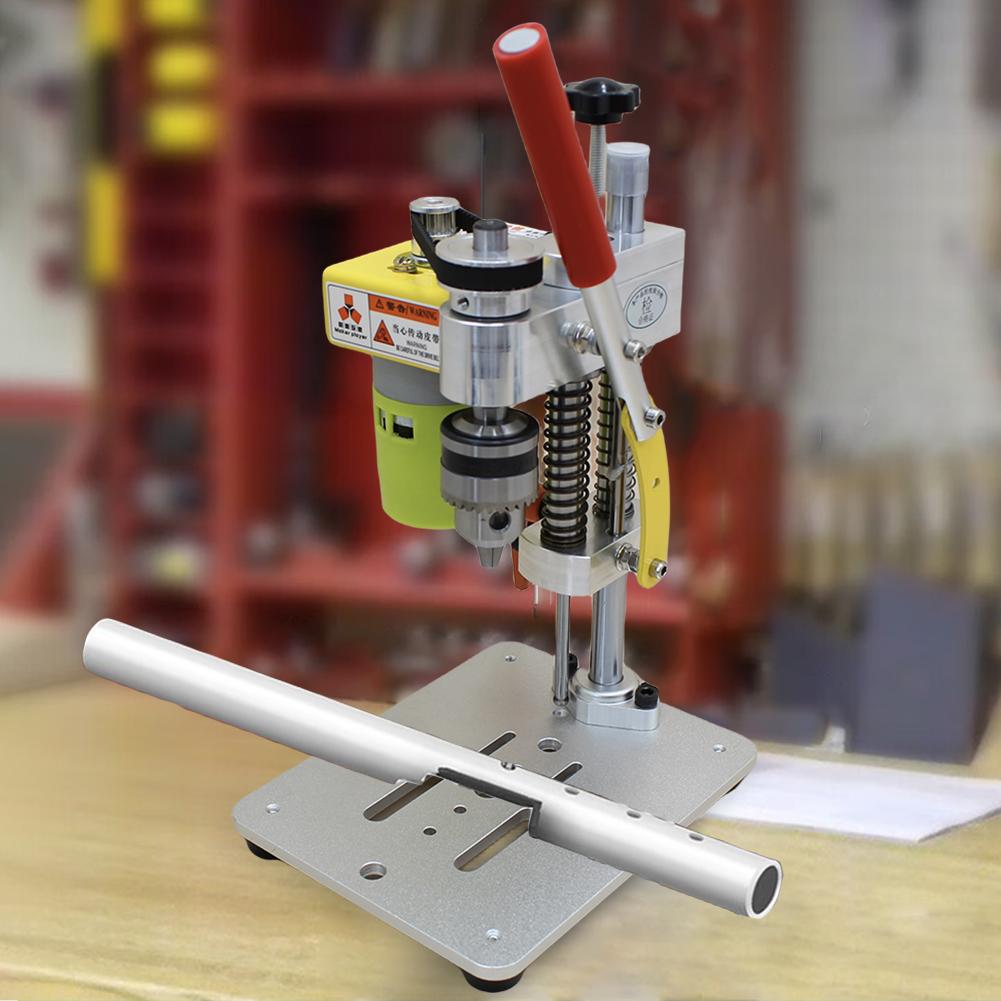 Mini Drill Press Portable Benchtop Driller 795 Motor Precision Table Drilling Machine Metal Wooden DIY Jewelry Making Tools