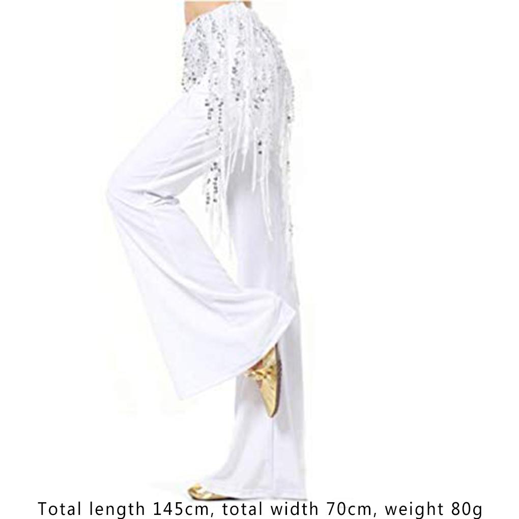 Female Belly Dance Hip Scarf Decorations Accessory Belts Bellydance Costume Nylon Mesh Yarn Beauty Waistband Performance