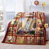 3D Blessed Virgin Mary Jesus HD Blanket,Soft Throw Blanket for Home Bedroom Bed Sofa Picnic Travel Office Rest Cover Blanket Kid