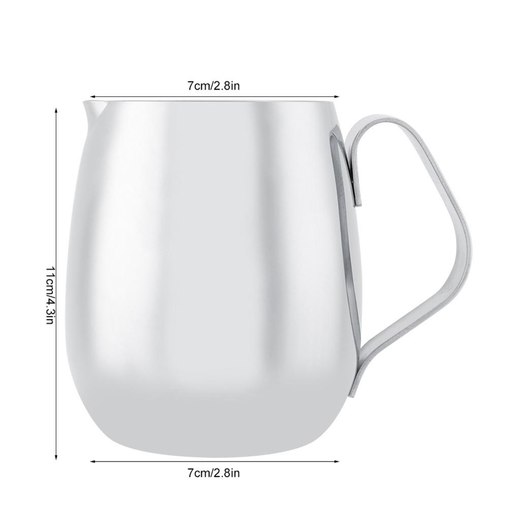Smooth Surface Milk Frothing Pitcher Special Spout Design Coffee Mug Jug  Coffee Making