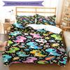 Set Biancheria da Letto con Dinosauri e Nome Personalizzato 3 Pezzi Copripiumino Chiusura Include 1 Copripiumino e 2 Federe, Morbido e Confortevole per Tutte le Stagioni.