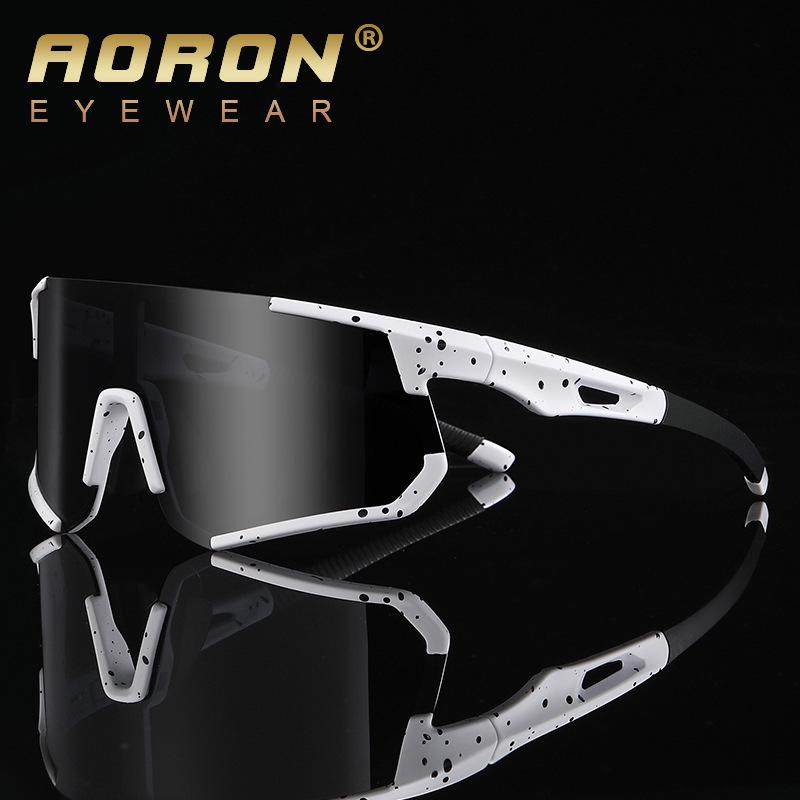 New Style Cross-Border Outdoor Cycling & Myopia-Compatible Large Frame Sports Sunglasses 3112