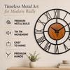 Designer Wall Clock for Living Room Stylish Latest | Metal Decorative Wall Watch Stylish Analog Hanging Clock for Living Room