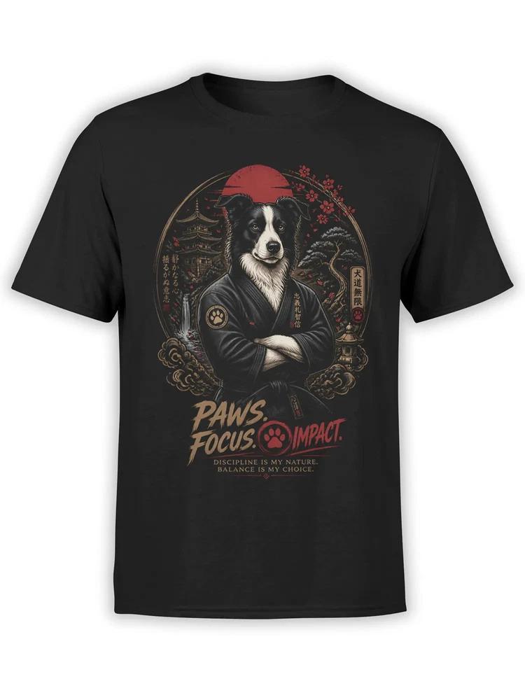 Dojo Collie Dog Tshirt Unisex S