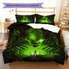 Alien Pattern Bedding,Quilt Set Quilt Cover Pillowcase Home Decoration Birthday Gift (1 * Duvet Cover + 2 * Pillowcase, Without Core)