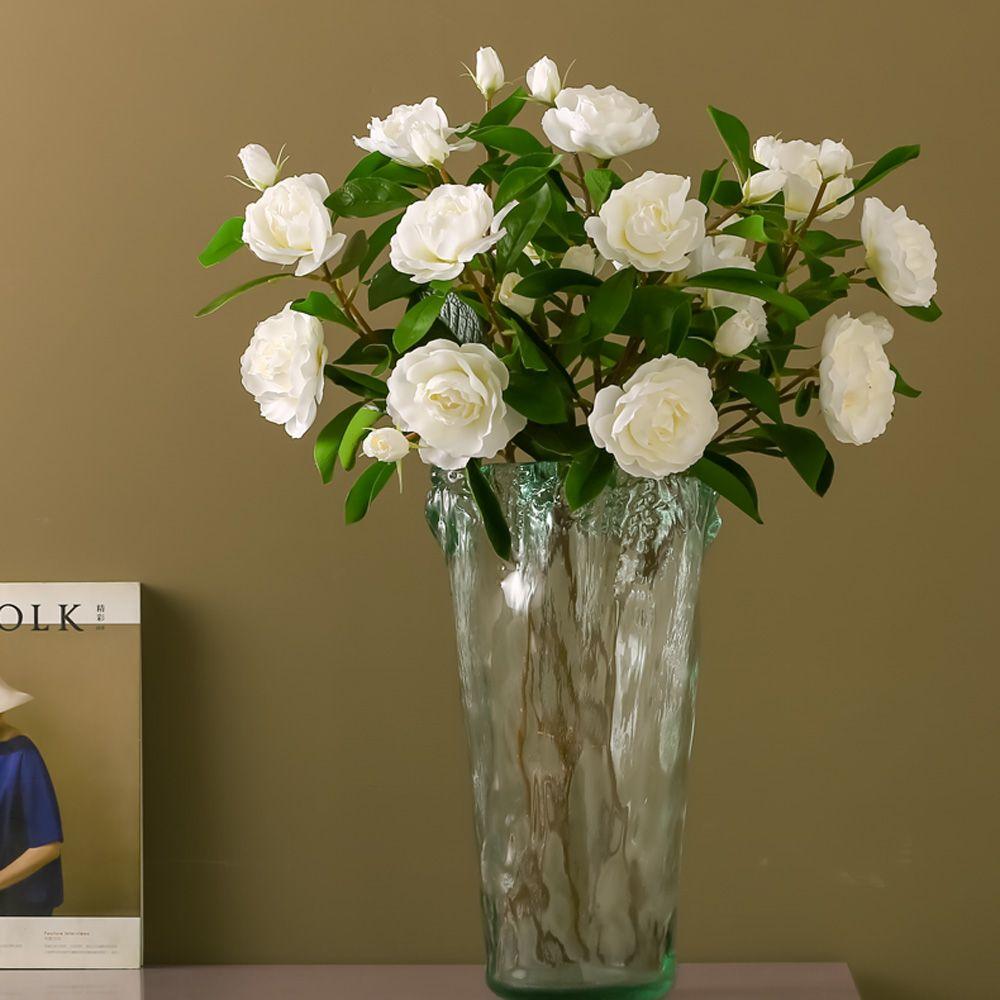 Decoration for Bedroom Fake Plants Fake Gardenia Home Decor Artificial Flowers Table Arrangement