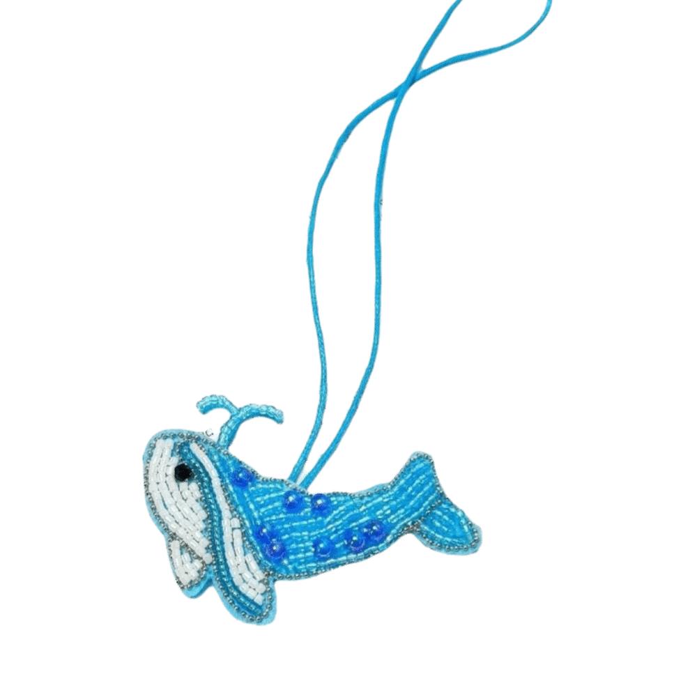 Starfish Coconut Tree Patch Keychain Sequin Beaded Patch Lanyard Clothing Decoration