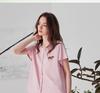 Xuan Liang Sleepwear Women's Summer Thin Cotton Short Sleeved Pants Casual Relaxation Can Be Wearing Outward Large Home Furnishing Set