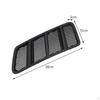 Front Vent Grille Cover, Direct Replacement, Black High Quality Performance for W166 Ml Ml350