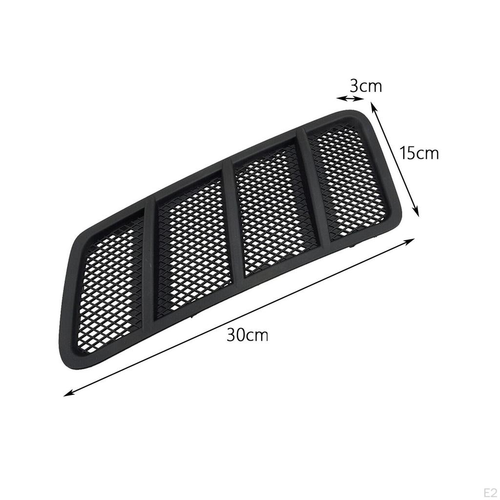 Front Vent Grille Cover, Direct Replacement, Black High Quality Performance for W166 Ml Ml350