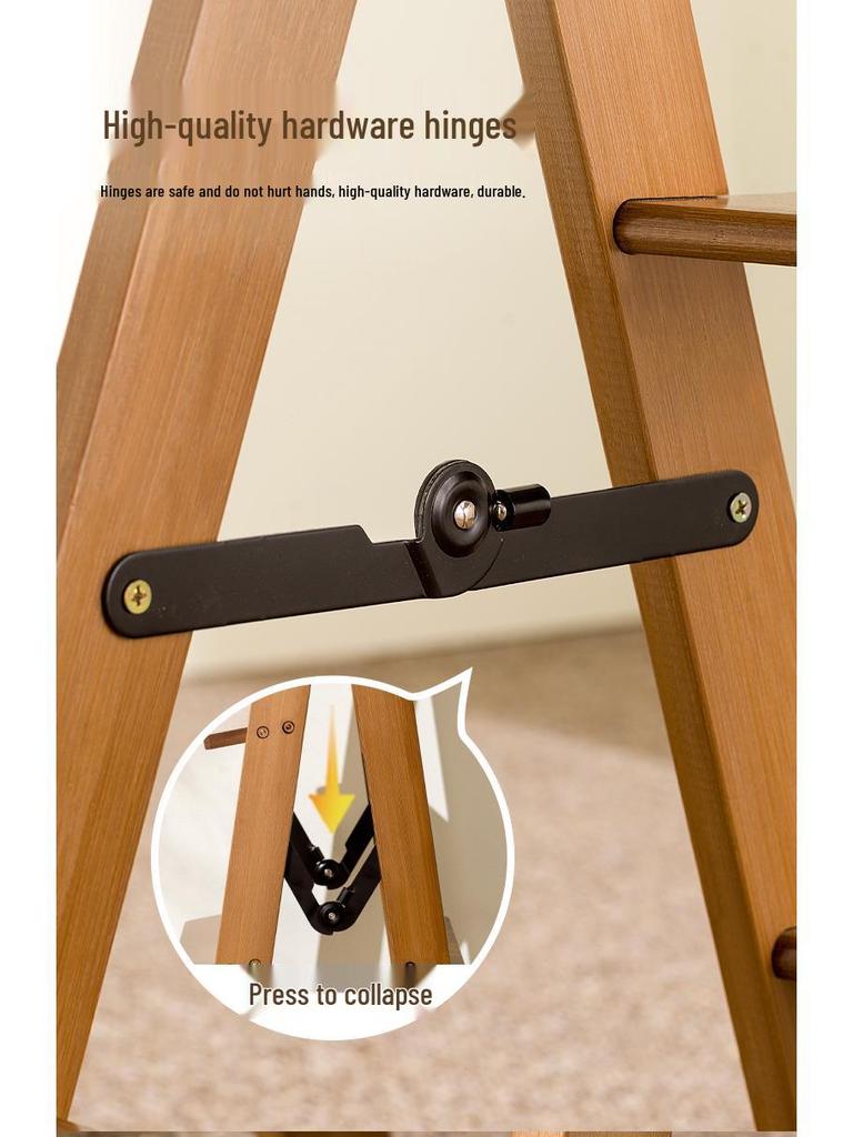Thickened, Widened Folding Step Stool: A-Frame Ladder & Lightweight Dual-Use Climbing Aid