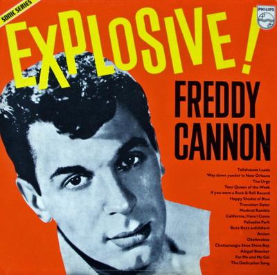 LP ieraksts FREDDY CANNON - Explosive Freddy Cannon SON007 PHILIPS 1976 UK Roks Lietots