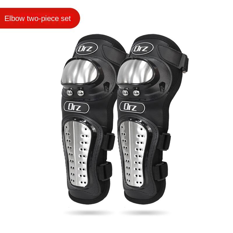 

4 шт./комплект Наколінники для мотоциклів з нержавіючої сталі Moto Наколінники для гонок на мотокросі Захисне спорядження Комплект протекторів