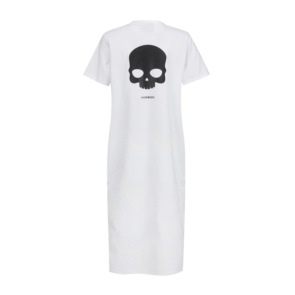 Hydrogen Women'S Skull Graphic Short Sleeve Long Dress