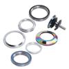 LeBycle Mountain Bicycle Headset Colorful Road Bike Double Bearing Headset 28.6x41.8‑52x30 39.8mm 28.6 Straight 1.5