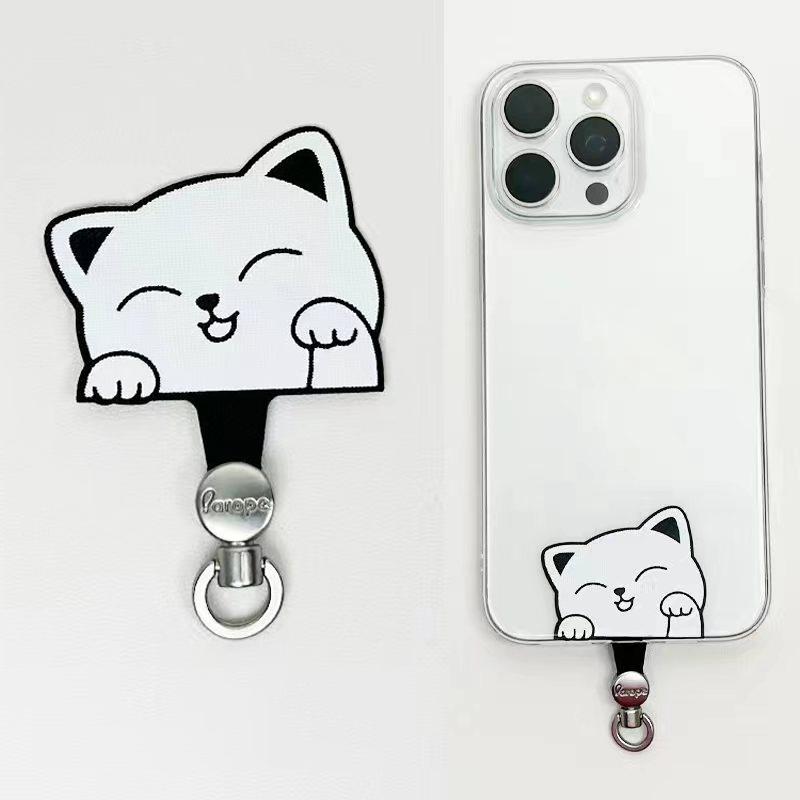 

AROPE 6,5 см чохол для телефону з мультяшним дизайном, шнурок-патч, запасна частина Fortune Cat