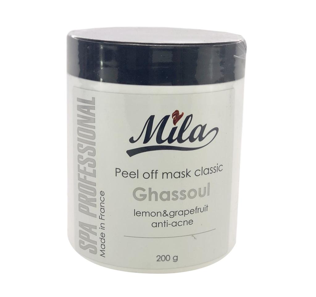 Альгинатная маска для жирной кожи Глина Гассул Peel Off Mask Ghassoul Mila Perfect 200 г
