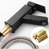 Bathroom Basin Faucet Single Handle Single Hole Mixer Tap Deck Mounted Hot and Cold Tap Pull Out Faucet Washbasin Mixer Tap