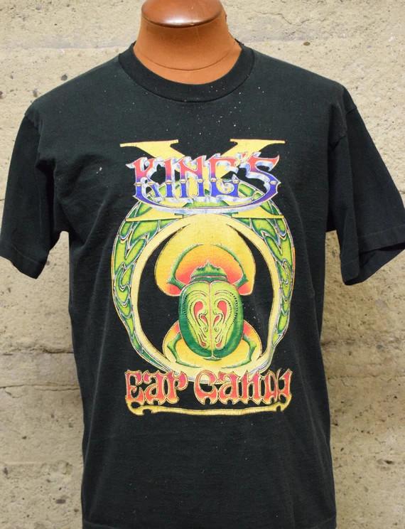 

1996 King s X Ear Candy Concert S to 5XL Cotton T-shirt Unisex T-Shirt Graphic Tee XXXL