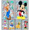 5D Diamantmalerei Disney Voll Diamant Stickerei Cartoon DIY Strasssteine Bilder Kreuzstich-Kits Basteln Heimdekoration