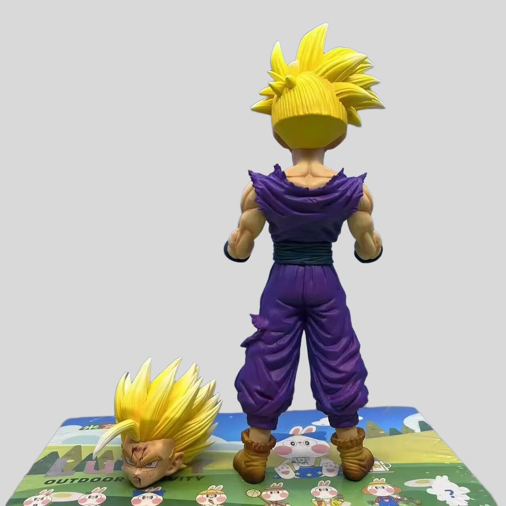 24cm Dragon Ball Gohan Standing Position Super Saiyan 2 Anime Figure Model Statue Collection Desktop Decoration Ornament Toys