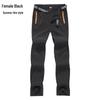 Pantaloni Softshell Unisex pentru Exterior, Rezistenți la Vânt, Călduroși, pentru Drumeții - Impermeabili, Respirabili, cu Fleece, pentru Toamnă și Iarnă