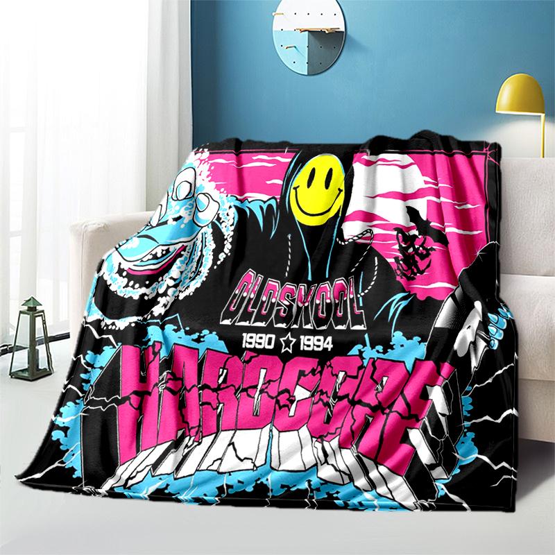 

Американский мультфильм Иллюстрация HD Печатное Фланелевое Одеяло Диван Мягкое Тонкое Одеяло Против Пиллинга Кемпинг Одеяло Для Пикника Для Детей