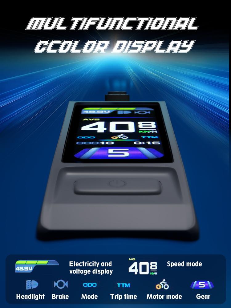 Elektrofahrrad KIMDYMA K03 26" Fat Tire LCD-Display 1000Wx2 Motor Vollgefedertes Elektrofahrrad 7 Gänge 48V 20AH Doppelte Bremsen