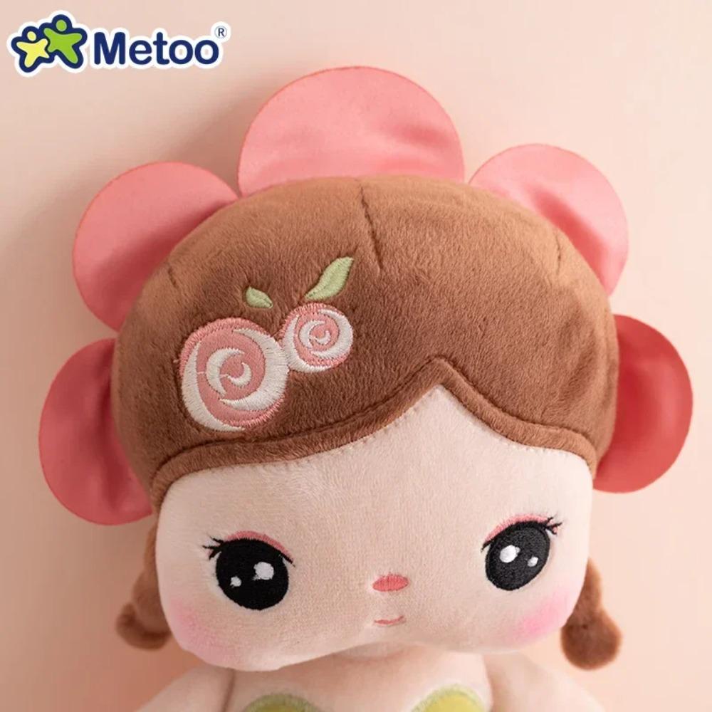 Metoo Doll  plushie kawaii Flower Fairy Angela Plush Toys Pillow Cartoon Decoration Gift For Kids Friends