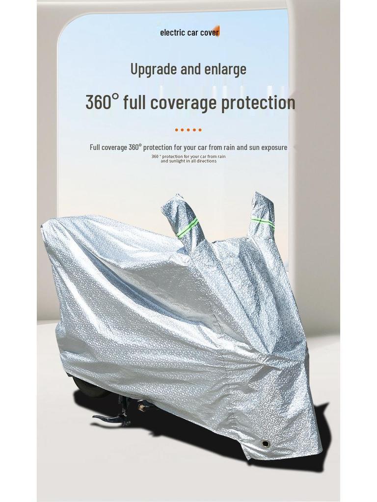 Rainproof Dustproof Electric Vehicle & Motorcycle Cover for Battery and Bicycle Cars - Special Sunscreen Protection
