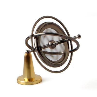 Metal Gyroscope Anti Gravity Adult Decompression Artifact Children's Advanced Toys Balance Black Technology Machinery