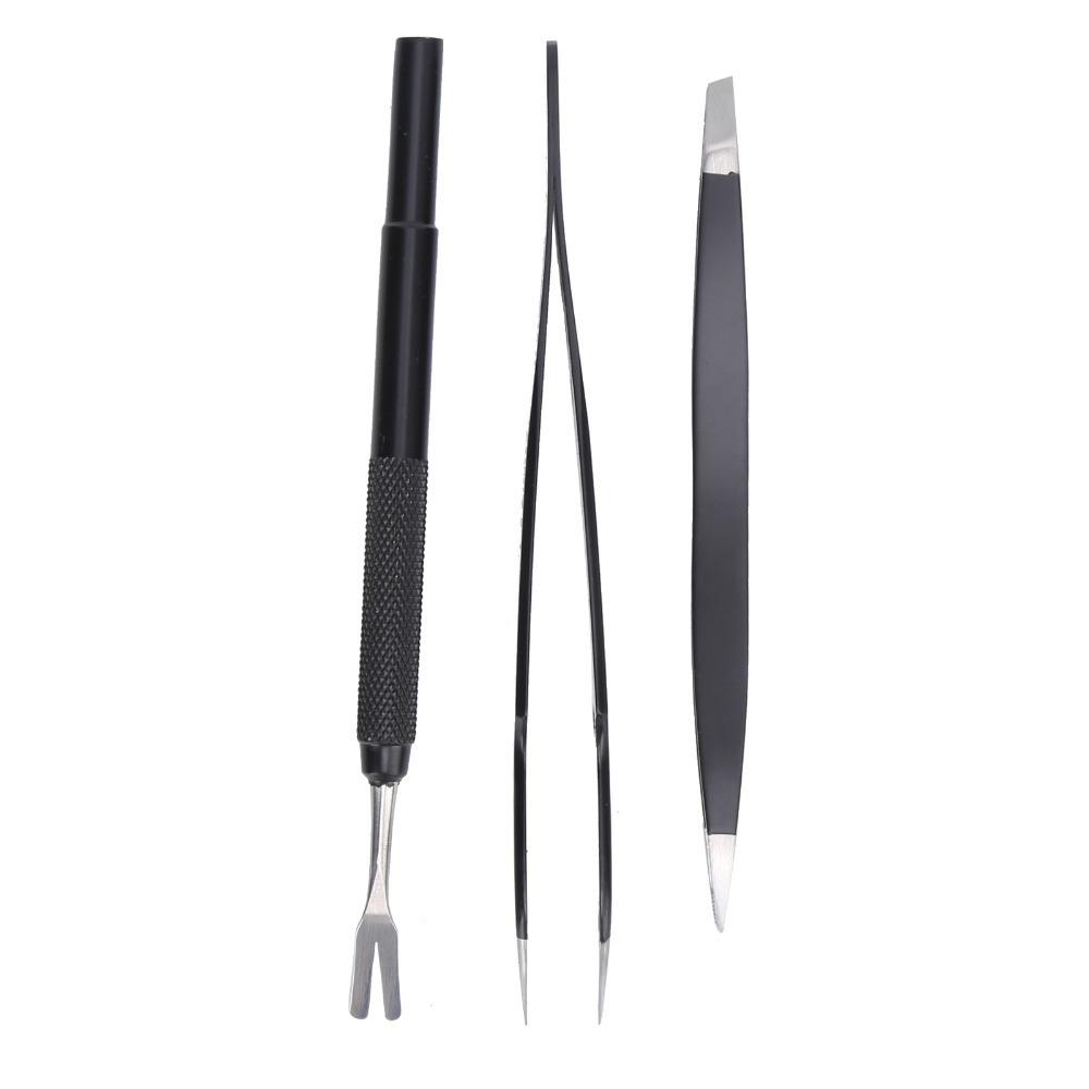 3pcs Precise Tip Dual Head Clip Dual Head Pet Parasite Tool Fur Parasite Clear Remover Tools