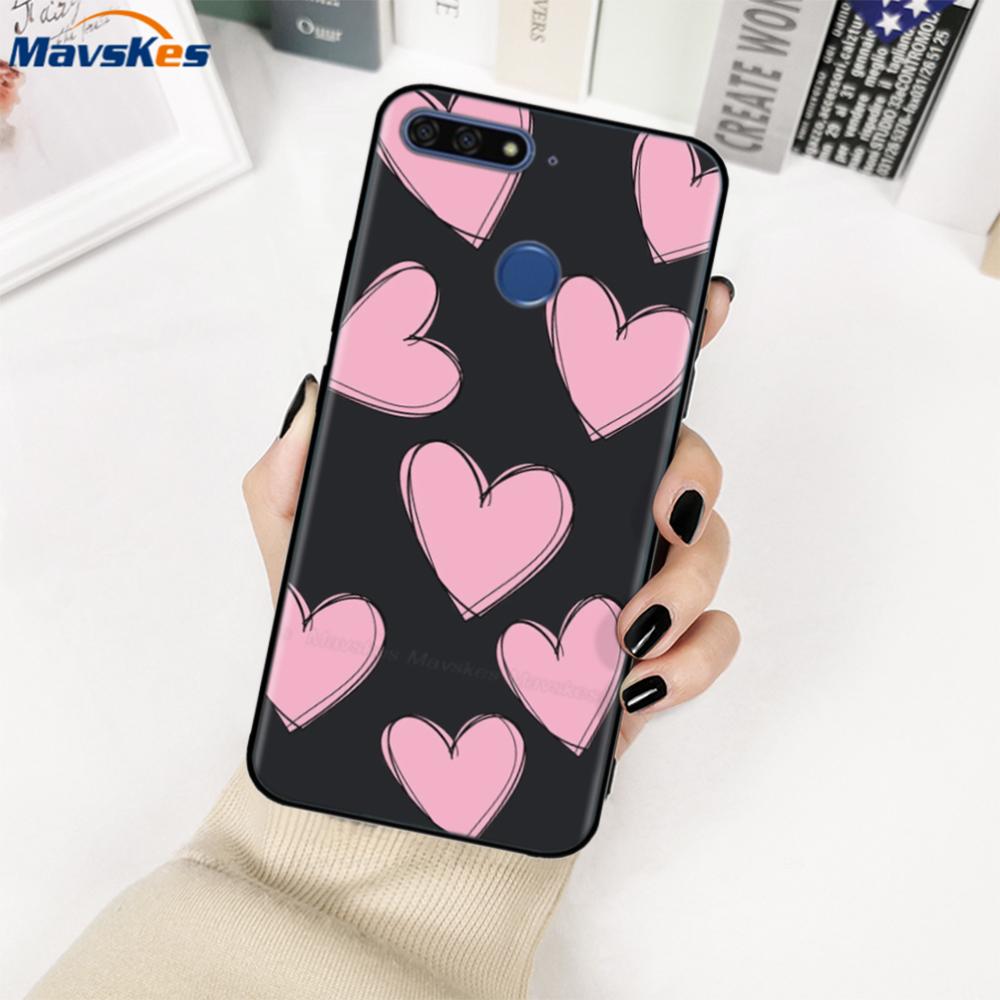 Honor 7A Pro Case Silicone Case For Huawei Y6 Prime 2018 Cover Soft TPU Mobile Phone Bags For Huawei Honor 7C RU 5.7inch Fundas