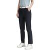 FILA Golf Series Solid Color Comfortable Soft Woven Mid-Rise Straight Leg Casual Pants Women bottoms Black A11W445805F-NV