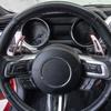 Car Shift Paddles Decorative Cover Stickers Fit For Ford Mustang 2015 Up Aluminum Alloy Interior Accessories