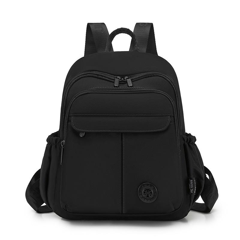 Schoolbag Ladies Casual Versatile Small Backpack 1011 New Solid Color Simple and Lightweight Travel Commuter Student Practical School Bag
