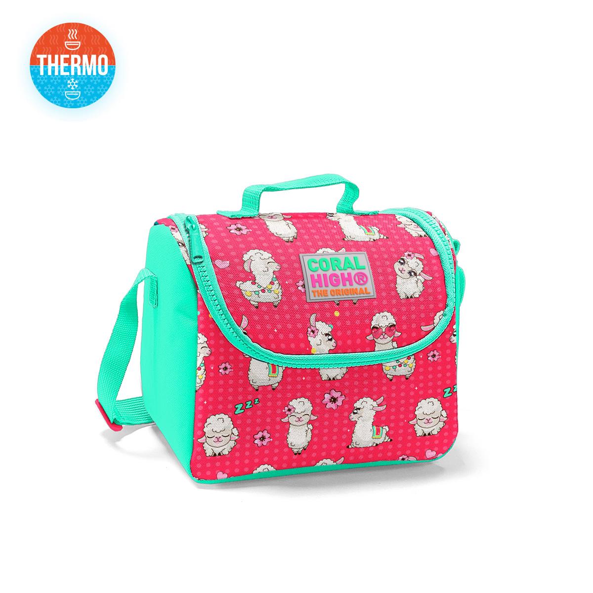 

Coral High Kids Neon Coral Water Green Альпака Термо Ланч-бокс с рисунком 22847