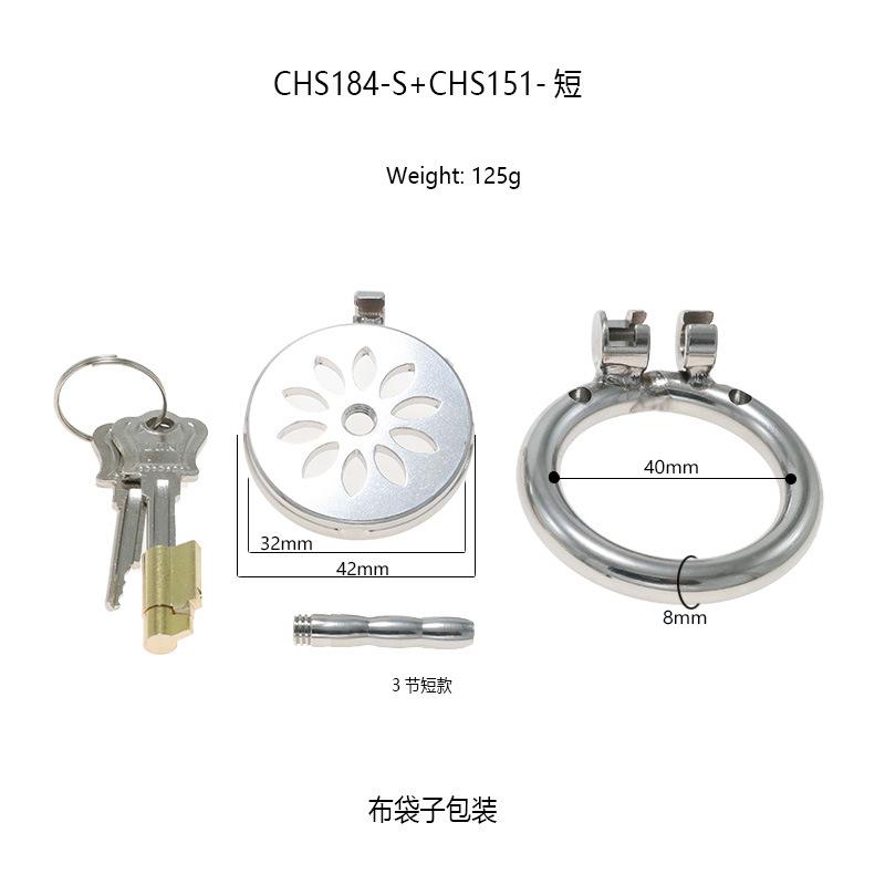Stainless Steel New Flat Penis Cage SM Chastity Sexy False Mother Chastity Wear Adult Toy Sex Tool