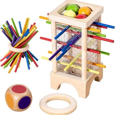 Wooden Stick Balancing Game Math Early Education Montessori Toys Fine Motor Skill Toy Thinking Training STEAM Toy Gifts for Kid