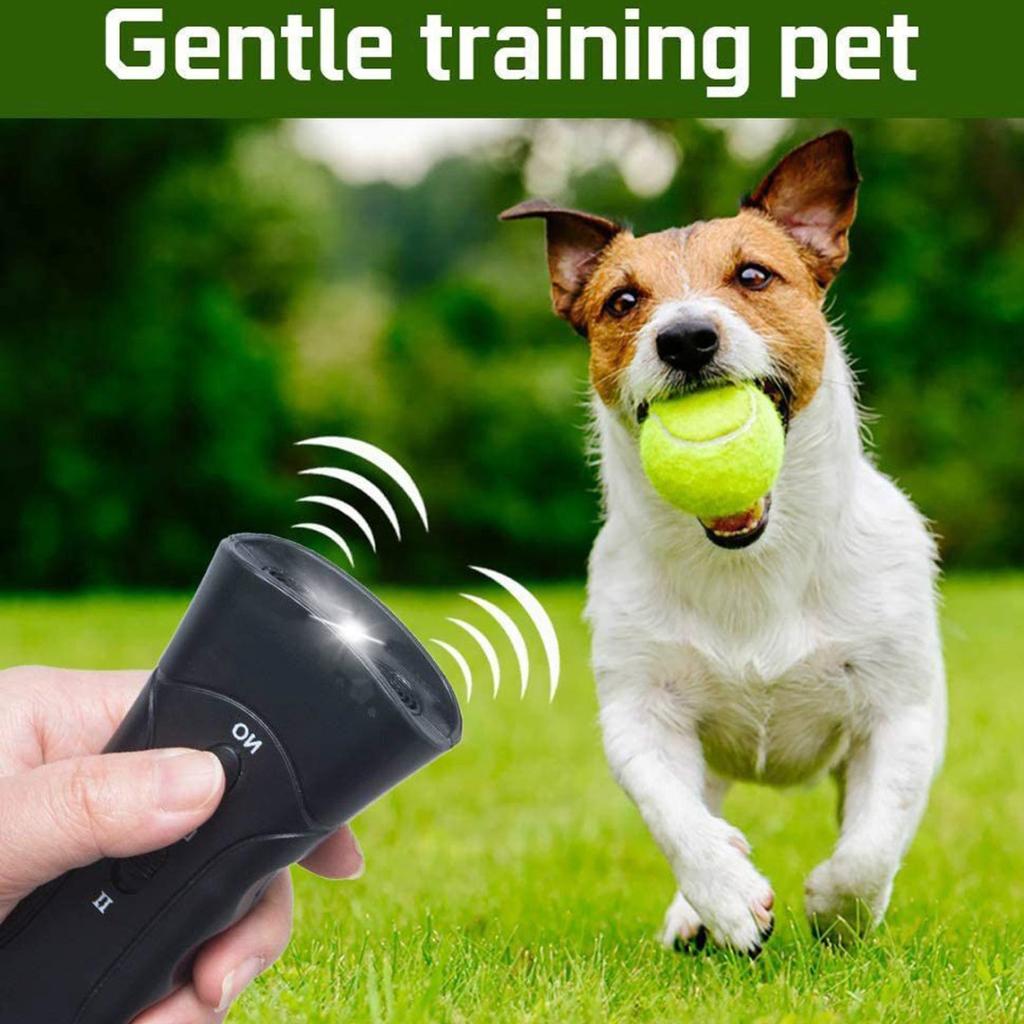 Cheap Lvye Ultrasonic Anti Dog Barking Repeller Trainer LED Light Pet