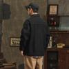 Spring and Autumn New Men's Black Jacket Top Short Men's Korean Denim Jacket
