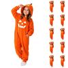 Kids Halloween Printed Flannel Pajama Set for Holiday Sleepwear